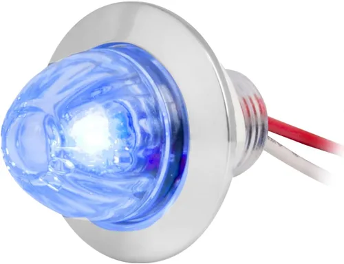 Vista 25 de GG Grand General 75390 Mini empuje/tornillo sandía ámbar/ámbar luz LED con tuerca 1 pulgada
