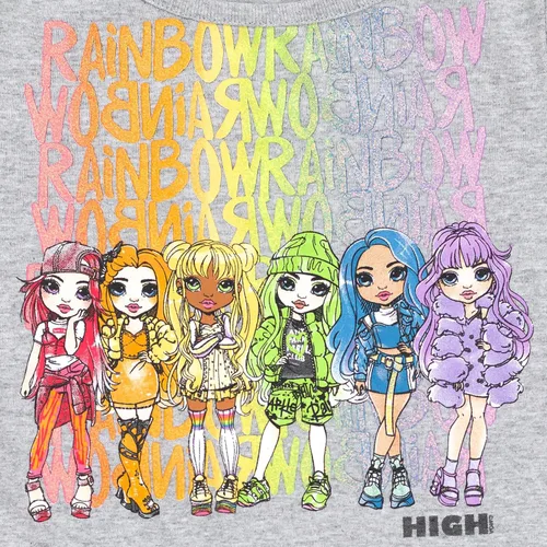 Vista 7 de Rainbow High Avery Styles Karma Stella - Paquete de 2 camisetas para niñas pequeñas y grandes