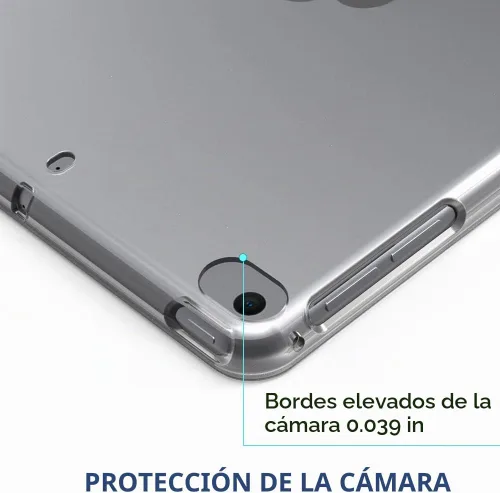 Vista 5 de Puxicu Funda para iPad mini 5 / Mini 4 / Mini 3 / Mini 2 / Mini 1, diseño delgado y suave TPU funda protectora para iPad mini 7.9 pulgadas tablet
