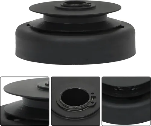 Vista 5 de ALL-CARB Embrague centrífugo 3/4 orificio con una llave de 3/16, transmisión por correa, utiliza una correa estilo 1/2 AB