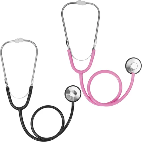 Vista 13 de Estetoscopio para niños, estetoscopio de enfermería que funciona de verdad para niños, juguete de jugar al doctor para niños pequeños, niños