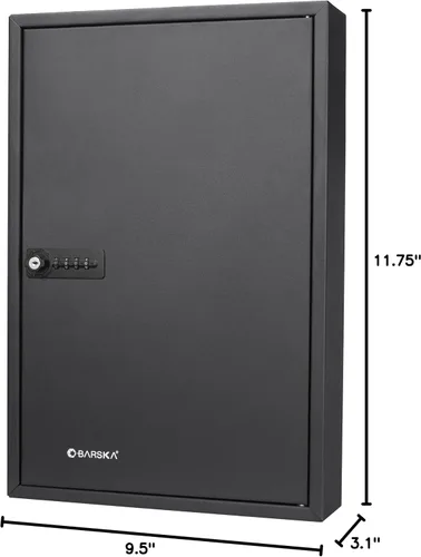 Vista 2 de Barska Gabinete seguro de acero de 64 llaves con combinación/caja de bloqueo de llave