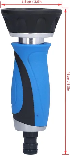 Vista 7 de Zopsc Pulverizador de agua de alta presión Cabezal de agua multifunción Boquilla de rociador de manguera de agarre fuerte para herramienta de lavado