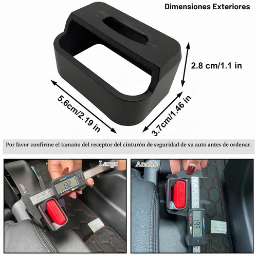 Vista 2 de Cerradura de hebilla de asiento de coche, cerraduras de cinturón