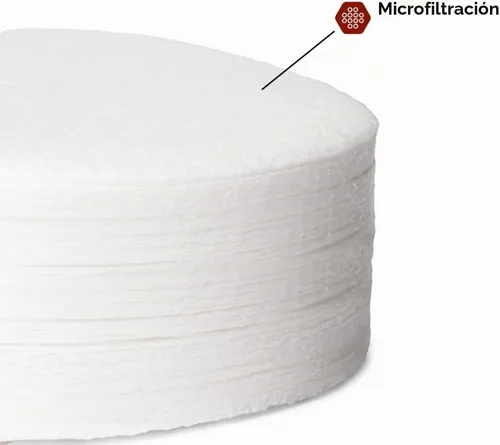 Vista 4 de AeroPress Microfiltros de papel blanco para cafetera, filtros de café compostables hechos de papel blanco, sin cloro, se adapta a cafeteras manuales
