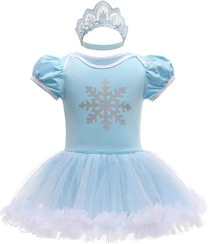 Vista 20 de Dressy Daisy Disfraz de princesa para bebé, disfraz de tutú de tul para cumpleaños, Halloween, traje con diadema