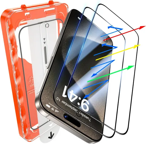 Vista 12 de UniqueMe Protector de pantalla de privacidad de 360° para iPhone 17 Pro 360°-negro