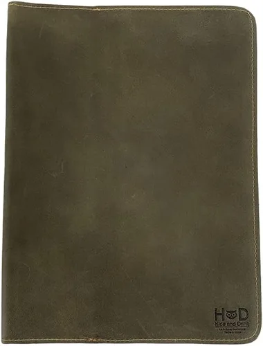 Vista 6 de Hide & Drink, Journal Cover Compatible with Moleskine XL (7.5 x 9.75 in) with Strap, Refillable Case, Personal Planner, Full Grain Leather, Handmade