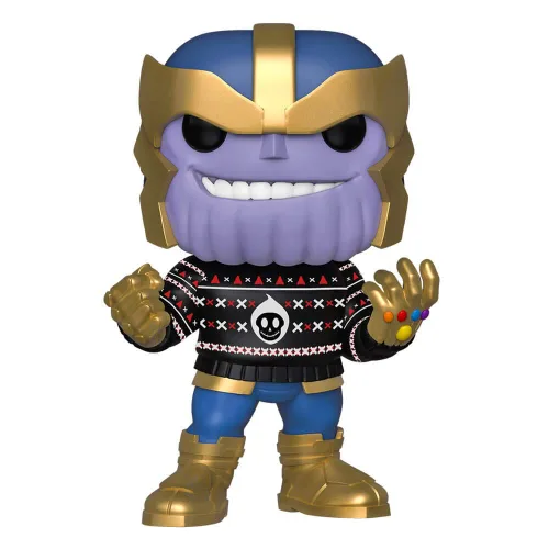 Vista 5 de Funko Pop! Marvel: Holiday - Figura de vinilo de muñeco de nieve del Capitán América