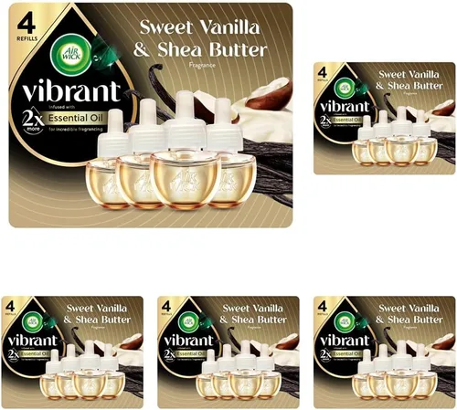 Vista 12 de Air Wick Aceites perfumados 0+4 Recarga de vainilla dulce y manteca de karité
