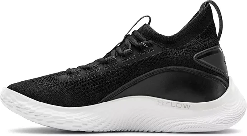 Vista 3 de Under Armour Curry 8 CNY GS Tenis de baloncesto 3024036, Estampado en negro