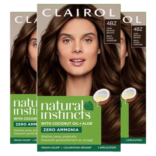 Vista 68 de Clairol Natural Instincts - Tinte semipermanente para el cabello, color negro 2, paquete de 1 unidad