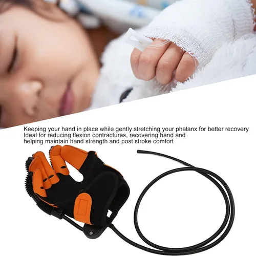 Vista 7 de Guantes de robot de rehabilitación – Guantes de robot de rehabilitación de dedos para recuperación de la función de la mano, soporte para enderezar