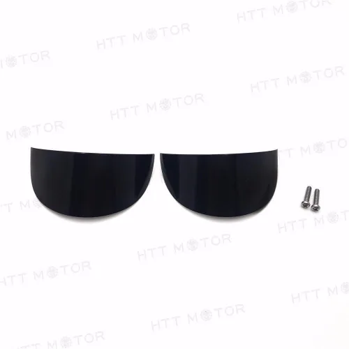 Vista 2 de Viseras de señal de giro negras compatibles con H-D 86-92 FXRT 86-90 FLST 88-Later FLSTC 94-Later FLHR