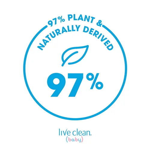 Vista 3 de Live Clean Champú y lavado orgánico ecológico para bebés 25.4 fl oz (25 fl oz)