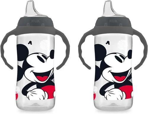 Vista 11 de NUK Disney Princess - Vaso grande para aprender, 10 onzas, paquete de 2 unidades, sin BPA, a prueba de derrames