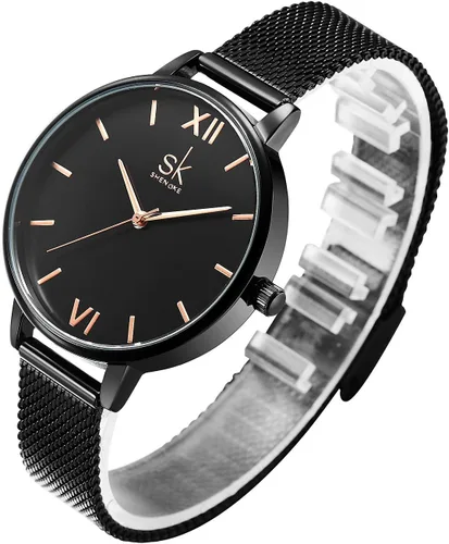 Vista 2 de Simplicity - Reloj creativo para mujer, de piel auténtica, elegante, para mujer