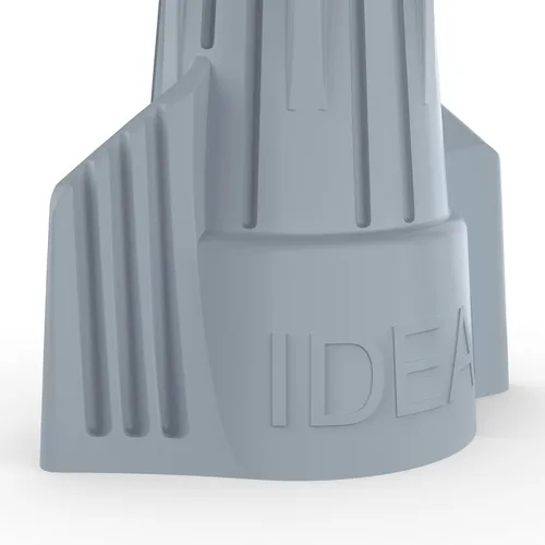 Vista 6 de Ideal - Conector de cable eléctrico (30-342), caja de 50 tuercas de alambre roscadas suaves para 16 a 6 AWG con alas barridas