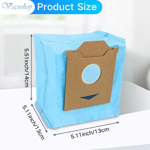 Vista 8 de Reemplazo de bolsa de polvo para robot limpiador Yeedi Cube CC Accesorios 6 Bolsa de polvo