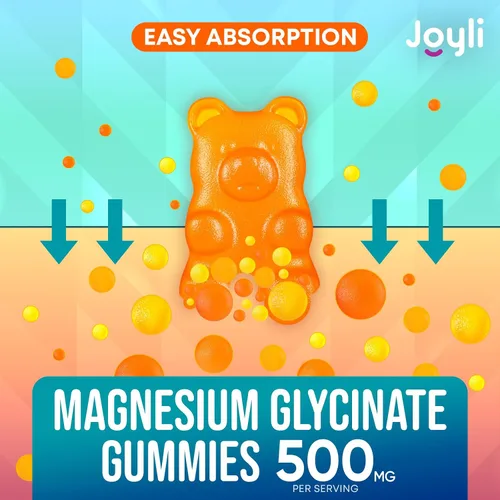Vista 4 de Glicinato de magnesio para adultos 500 mg - Glicinato de magnesio masticable para el sueño de los niños, glicinato de magnesio para mujeres, 60