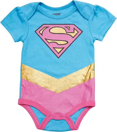 Vista 2 de DC Comics Liga de la Justicia - Paquete múltiple de body para niña recién nacida