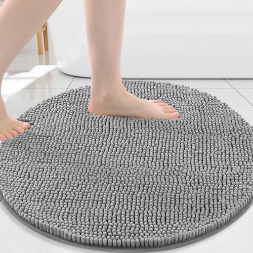 Vista 61 de Arotive Alfombras de baño de felpilla extrasuaves y absorbentes, de 24 x 16 pulgadas, lavables a máquina, parte trasera de goma antideslizante