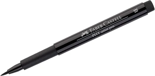 Vista 2 de Faber-Castell Pitt Artist - Rotulador punta tipo pincel, Negro 1