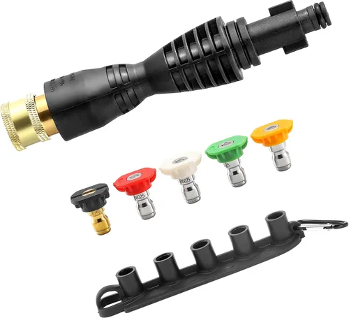 Vista 9 de FIXFANS Adaptador para pistola de lavado a presión, compatible con Ryobi