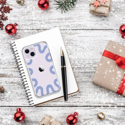 Vista 7 de bicol Funda para iPhone 14 con diseños claros y modernos para mujeres y niñas, [con protector de pantalla] ajuste delgado, a prueba de golpes, funda