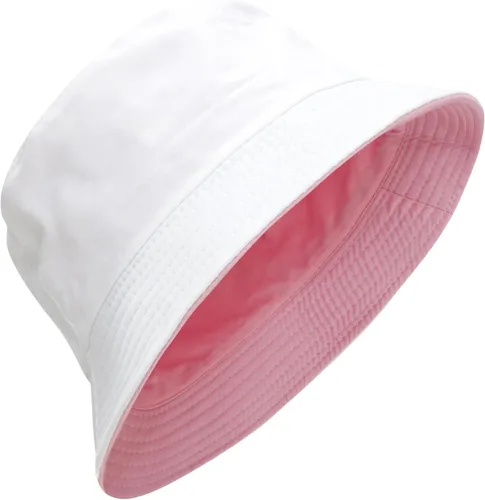 Vista 39 de PFFY Bucket Hat for Women Men Cotton Summer Sun Beach Fishing Cap