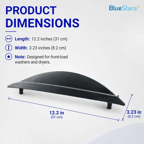 Vista 2 de BlueStars Reemplazo de manija de puerta de lavadora ultra duradera 134412860 para lavadoras Frigidaire y Kenmore – Reemplaza 134412800 AP4315875