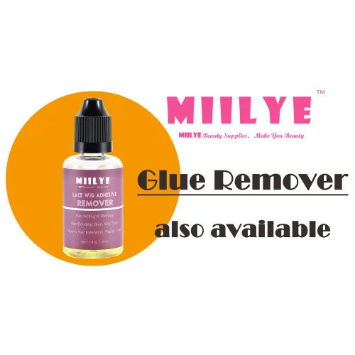 Vista 9 de MIILYE Removedor de pegamento de peluca de encaje, removedor de extensiones adhesivas Solvente para extensiones de cabello, cinta adhesiva