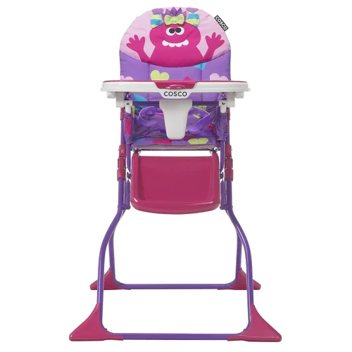 Vista 2 de Cosco Simple Fold - Silla alta de lujo, Monster Shelley y silla alta plegable simple, rompecabezas de elefante