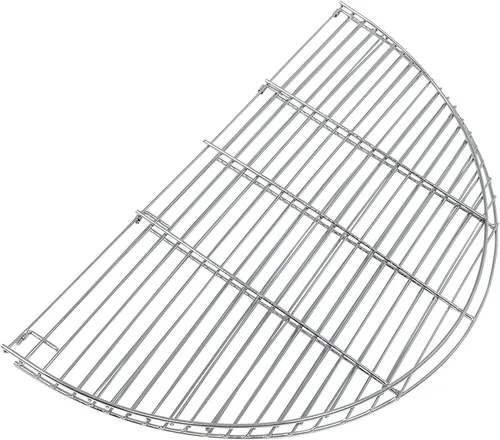 Vista 7 de Sunnydaze parrilla cromada plegable – varios tamaños disponibles, Plateado