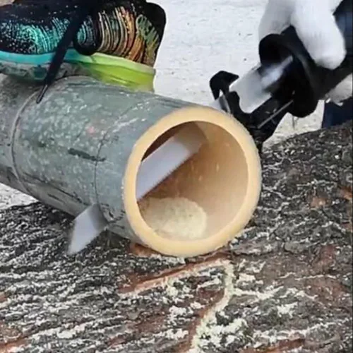 Vista 7 de Hojas de sierra recíproca de corte de metal resistente 14TPI de 6 pulgadas, hojas de sierra recíproca de demolición bimetálica de material superior