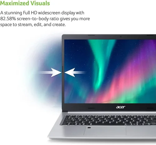 Vista 3 de acer Laptop Aspire 3 2023, para negocios y escuela, pantalla táctil FHD de 15.6 pulgadas, procesador AMD Ryzen 5 7520U (Beats i7-1165G7), 16 GB DDR5