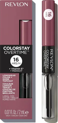Vista 12 de Revlon Lápiz labial líquido con brillo de labios transparente, colorStay Overtime Lipcolor, relleno de calcetines para mujeres, 005 Infinite 005