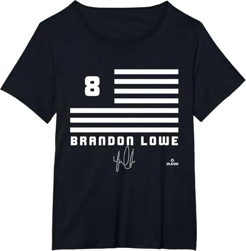 Vista 6 de Brandon Lowe Flag Name - Camiseta, Negro, S