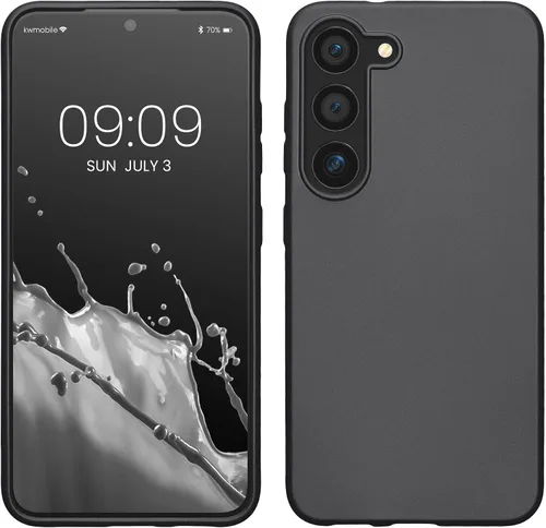 Vista 117 de kwmobile Funda compatible con Samsung Galaxy S23 - Funda protectora de silicona TPU suave y delgada - Piedra antigua