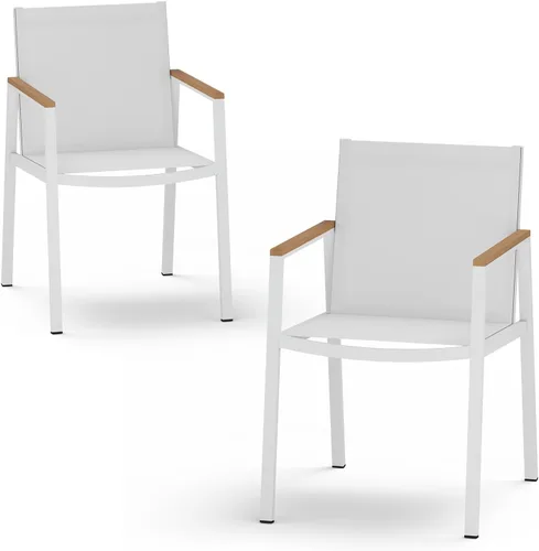 Vista 11 de Mesa de comedor expandible de aluminio para patio al aire libre para 4-8 personas, mesa rectangular para todo tipo de clima (48"-79") con rieles