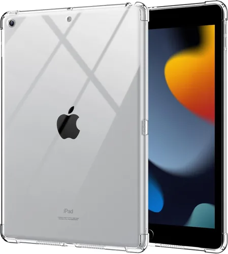 Vista 12 de BLOSOMEET Funda transparente para iPad de 9ª/8ª/7ª generación 2021/2020/2019 de 10.2 pulgadas con protector de pantalla de vidrio templado y soporte