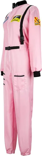 Vista 2 de Disfraz de astronauta para adulto, para mujer, traje completo de Zhitunemi
