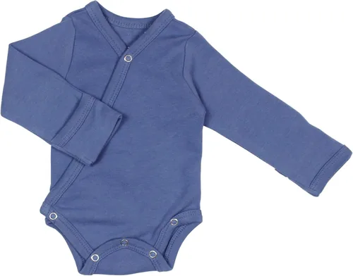 Vista 7 de L'ovedbaby Kimono unisex de algodón orgánico para bebé, de manga larga, con Negro