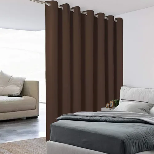 Vista 39 de BONZER Separadores de cortinas negras, cortinas opacas portátiles, panel de tratamiento de ventana de privacidad, cortinas con aislamiento térmico