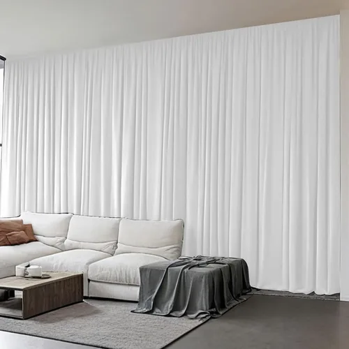 Vista 14 de Cortinas opacas de terciopelo beige para dormitorio de 52 x 72 pulgadas de largo, juego de 2 paneles - Cortinas con bloqueo de luz UV y reducción
