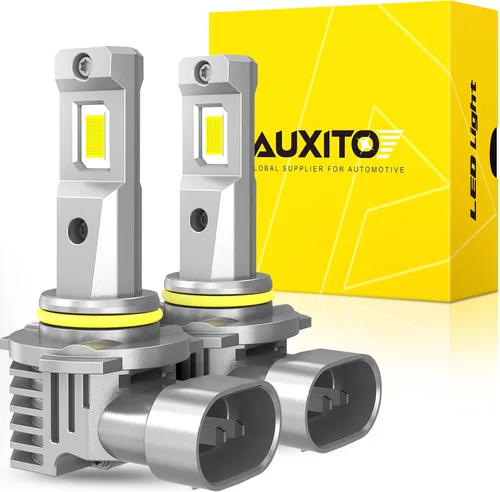 Vista 10 de AUXITO Bombillas LED H4 HeadIight 9003 HB2 de haz alto/bajo, 6500 K blanco frío, luces brillantes, Plug and Play, brillo elegante y futurista