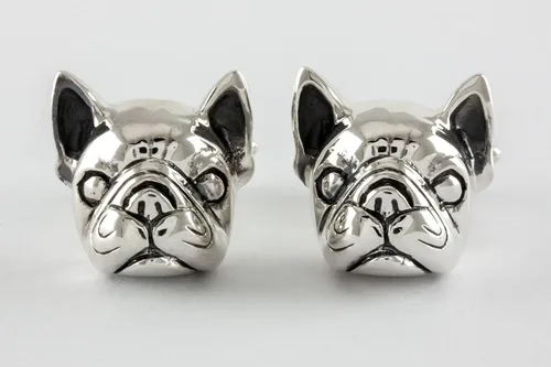 Vista 2 de zaunick Bulldog francés Gemelos Plata de ley
