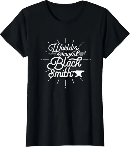 Vista 72 de Blacksmith Blacksmithing Forge Metalsmith Forging T-Shirt Asphalt Grey