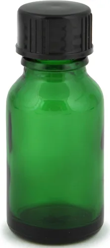 Vista 5 de Vivaplex, 24, botellas de vidrio verdes, 0.5 fl oz, con tapas