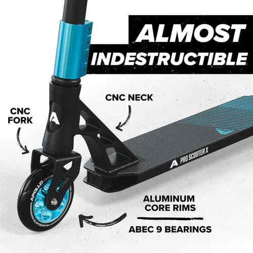 Vista 2 de APOLLO Genesis X Pro - Patinete de acrobacias de alta gama, scooter completo para pilotos avanzados y profesionales